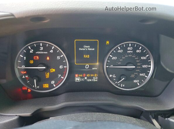 JF2SLDRCXSH553877 2025 SUBARU FORESTER Black Widok zestawu wskaźników