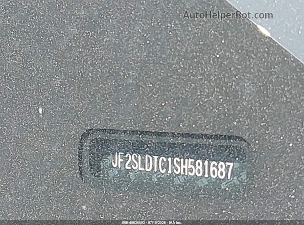 JF2SLDTC1SH581687 2025 SUBARU FORESTER Gray ძრავის განყოფილების ხედი