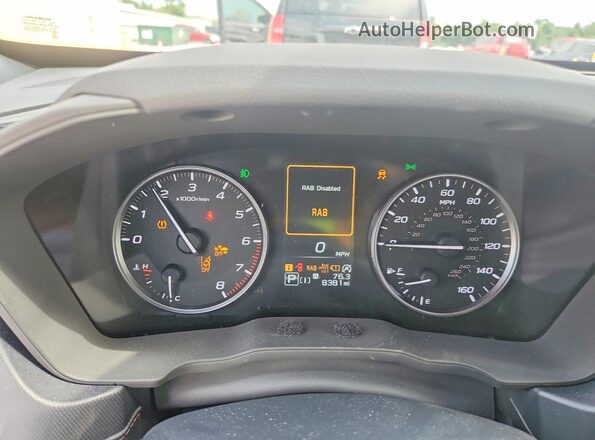 JF2SLDTC4SH415034 2025 SUBARU FORESTER Blue Вид щитка приладів