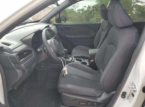 JF2SLSED6SH419418 2025 SUBARU FORESTER Белый Вид салона спереди