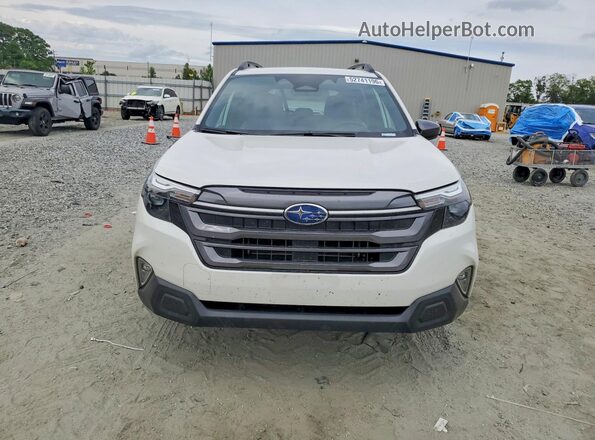 JF2SLSED7SH407987 2025 SUBARU FORESTER White Vista frontal