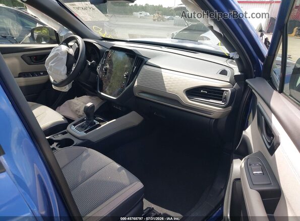 JF2SLSED7SH435918 2025 SUBARU FORESTER Blue Вид салону спереду