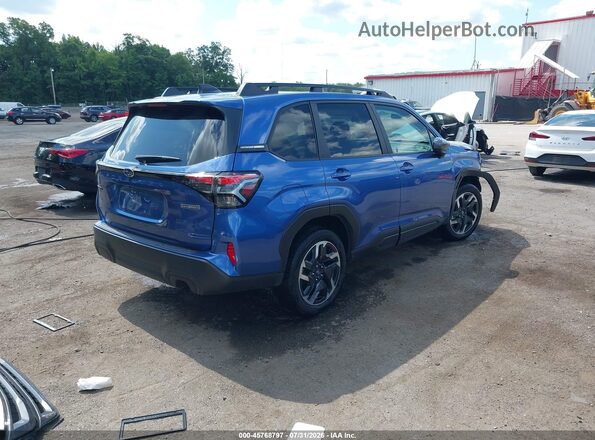 JF2SLSED7SH435918 2025 SUBARU FORESTER Blue Задня права чверть