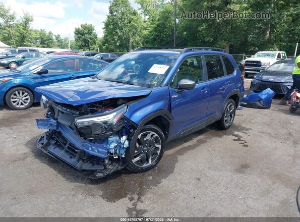 JF2SLSED7SH435918 2025 SUBARU FORESTER Blue Передня ліва чверть