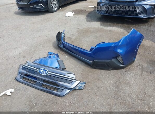 JF2SLSED7SH435918 2025 SUBARU FORESTER Blue Вид щитка приладів