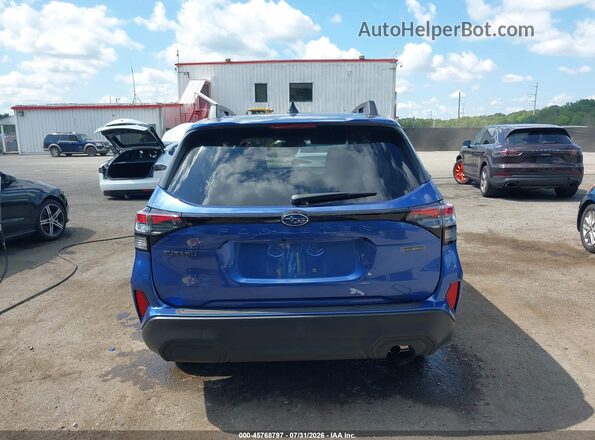 JF2SLSED7SH435918 2025 SUBARU FORESTER Blue 
