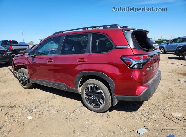 JF2SLSED8SH456311 2025 SUBARU FORESTER Red Задня ліва чверть