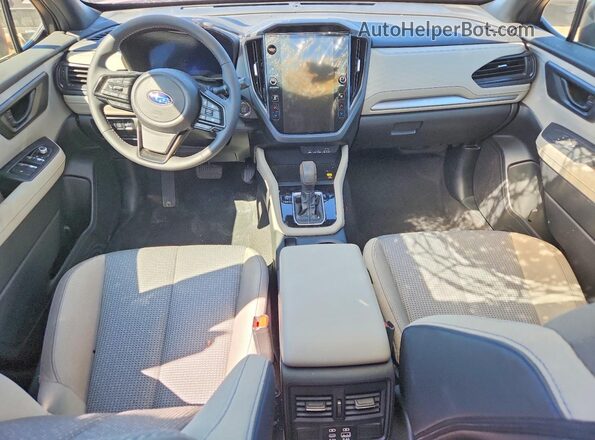 JF2SLSED8SH456311 2025 SUBARU FORESTER Red Вид панелі приладів