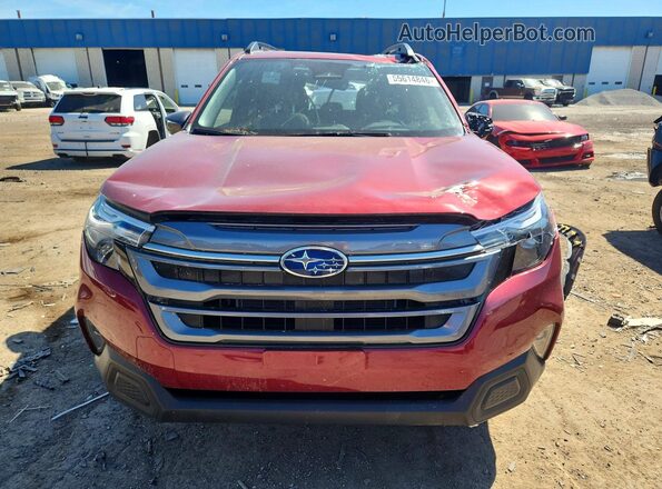 JF2SLSED8SH456311 2025 SUBARU FORESTER Red Вид спереду