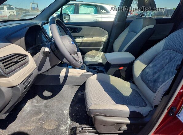 JF2SLSED8SH456311 2025 SUBARU FORESTER Red Вид салону спереду