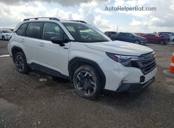 JF2SLSED9SH454874 2025 SUBARU FORESTER White Delantero derecho