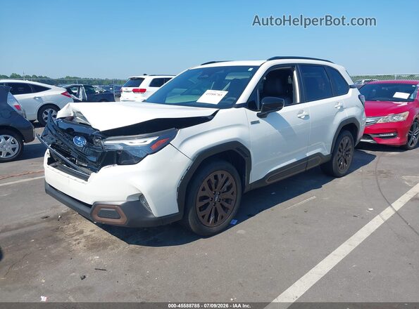 JF2SLSJD3SH404672 2025 SUBARU FORESTER White Front left