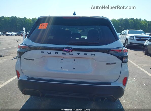 JF2SLSJD3SH404672 2025 SUBARU FORESTER White 