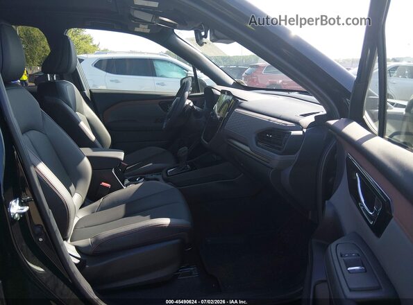 JF2SLSJD4SH450043 2025 SUBARU FORESTER Black Vista interior delantera