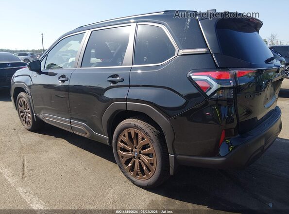 JF2SLSJD4SH450043 2025 SUBARU FORESTER Black Trasero izquierdo