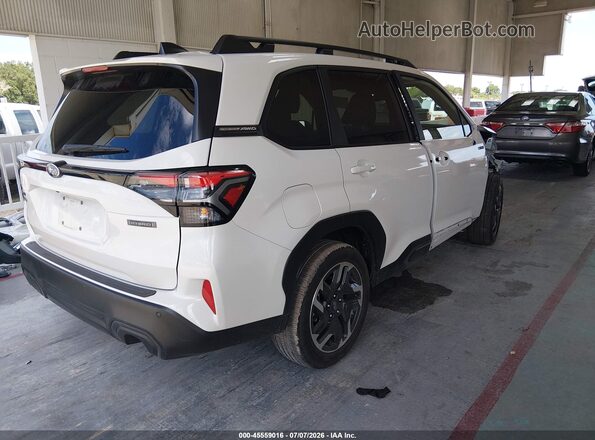 JF2SLSRD0SH412538 2025 SUBARU FORESTER White Tył prawy