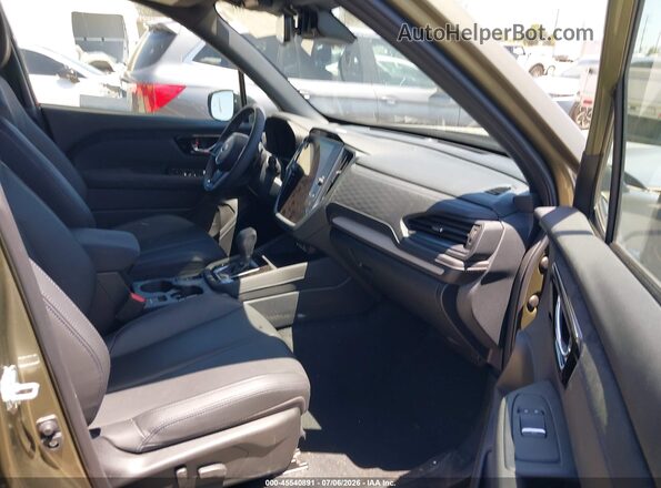 JF2SLSRD5SH426211 2025 SUBARU FORESTER Gold Widok wnętrza z przodu