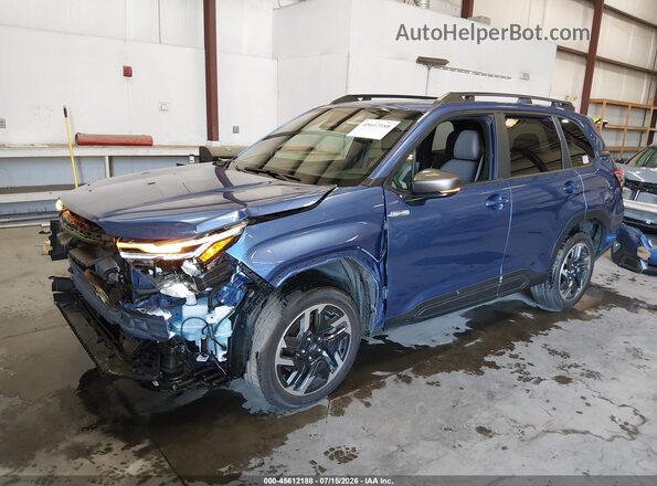JF2SLSRD9SH400128 2025 SUBARU FORESTER Blue წინა მარცხენა ხედი სამი მეოთხედიდან