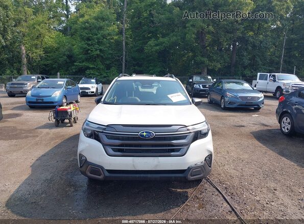 JF2SLSRD9SH409783 2025 SUBARU FORESTER White Вид щитка приладів