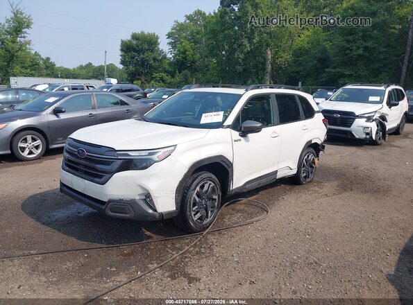 JF2SLSRD9SH409783 2025 SUBARU FORESTER White Передня ліва чверть