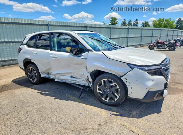 JF2SLSRDXSH450469 2025 SUBARU FORESTER White Przód prawy