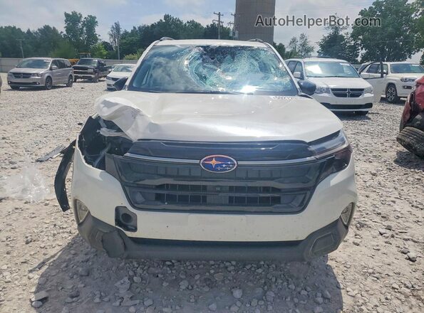 JF2SLSTD1SH420155 2025 SUBARU FORESTER White Դիմացի տեսք