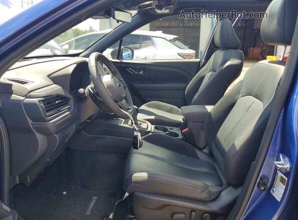 JF2SLSTD7SH425649 2025 SUBARU FORESTER Blue Widok wnętrza z przodu