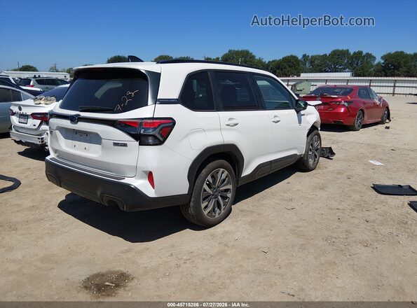 JF2SLSTDXSH422664 2025 SUBARU FORESTER White Задня права чверть