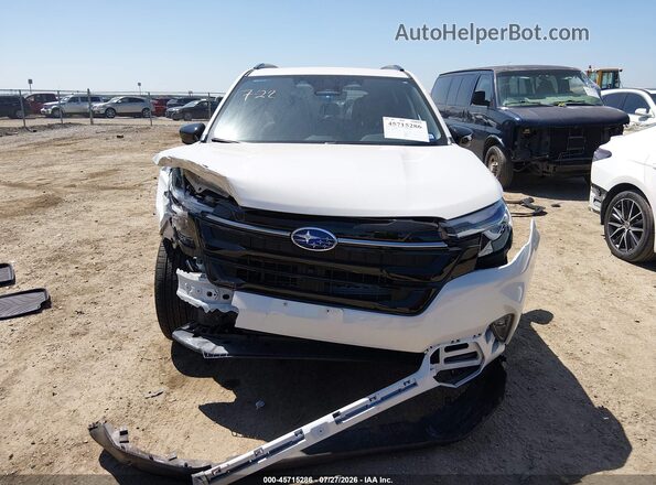 JF2SLSTDXSH422664 2025 SUBARU FORESTER White Вид щитка приладів