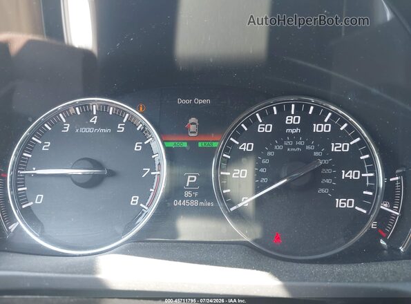 JH4KC1F50JC000216 2018 ACURA RLX White Vista de los asientos traseros