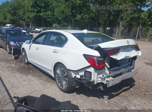 JH4KC1F50JC000216 2018 ACURA RLX White Trasero izquierdo