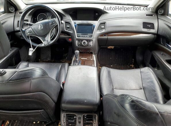 JH4KC1F51GC000749 2016 ACURA RLX Gray Dashboard view