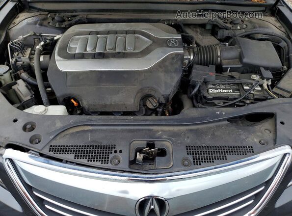 JH4KC1F51GC000749 2016 ACURA RLX Gray Rear interior view