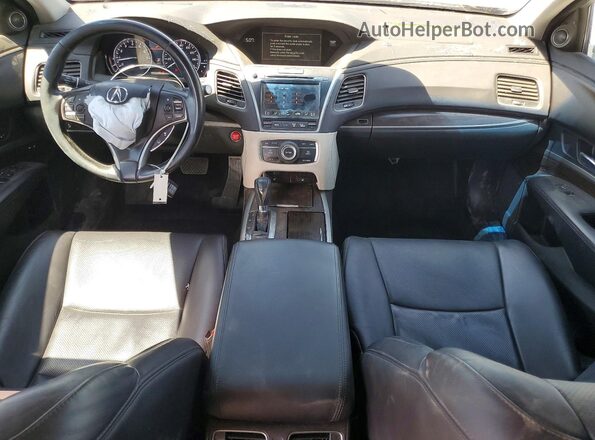 JH4KC1F51HC000185 2017 ACURA RLX Серебряный Вид панели приборов