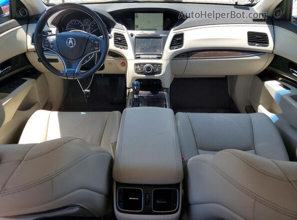 JH4KC1F52GC001330 2016 ACURA RLX Black Dashboard view