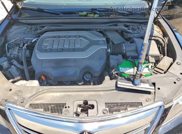 JH4KC1F52GC001330 2016 ACURA RLX Black Rear interior view
