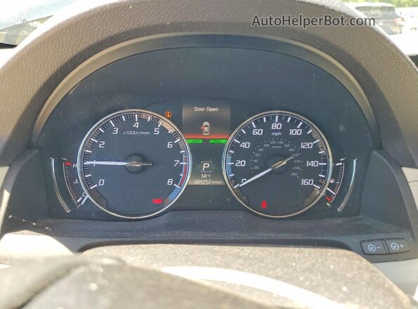 JH4KC1F52GC001330 2016 ACURA RLX Black Instrument cluster view