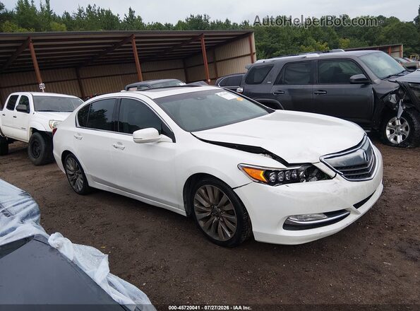 JH4KC1F56HC000330 2017 ACURA RLX White Rear interior view