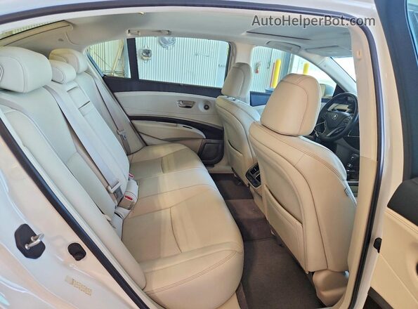 JH4KC1F91GC001788 2016 ACURA RLX White უკანა სავარძლების ხედი
