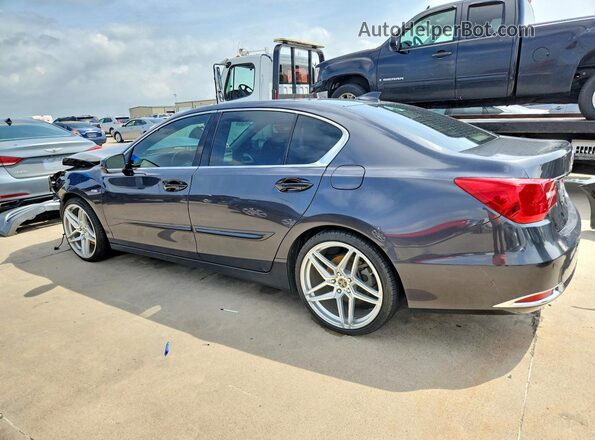 JH4KC2F92HC000124 2017 ACURA RLX Gray Rear left