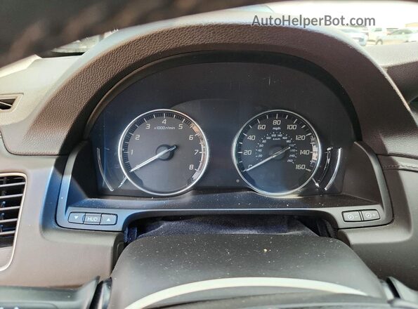 JH4KC2F92HC000124 2017 ACURA RLX Gray Instrument cluster view
