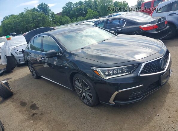 JH4KC2F98JC000456 2018 ACURA RLX Black Delantero derecho