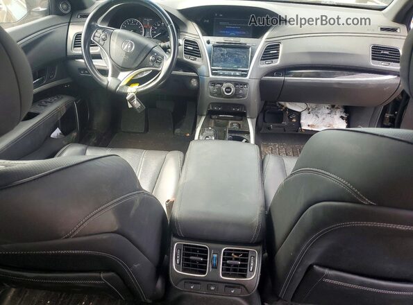 JH4KC2F98JC000456 2018 ACURA RLX Black Vista del salpicadero