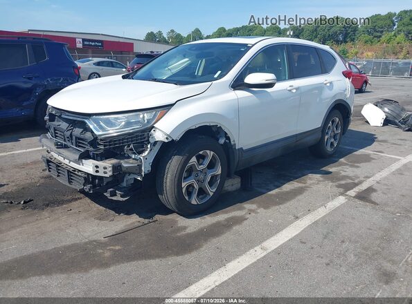JHLRW2H52KX013850 2019 HONDA CR-V White წინა მარცხენა ხედი სამი მეოთხედიდან