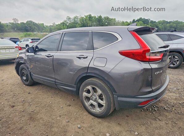 JHLRW2H52KX016540 2019 HONDA CR-V Gray Задня ліва чверть