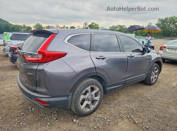 JHLRW2H52KX016540 2019 HONDA CR-V Gray Задня права чверть