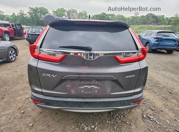 JHLRW2H52KX016540 2019 HONDA CR-V Gray Вид ззаду