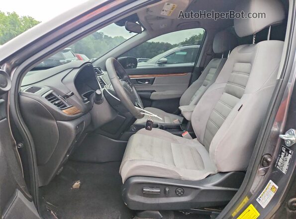 JHLRW2H52KX016540 2019 HONDA CR-V Gray Вид салону спереду