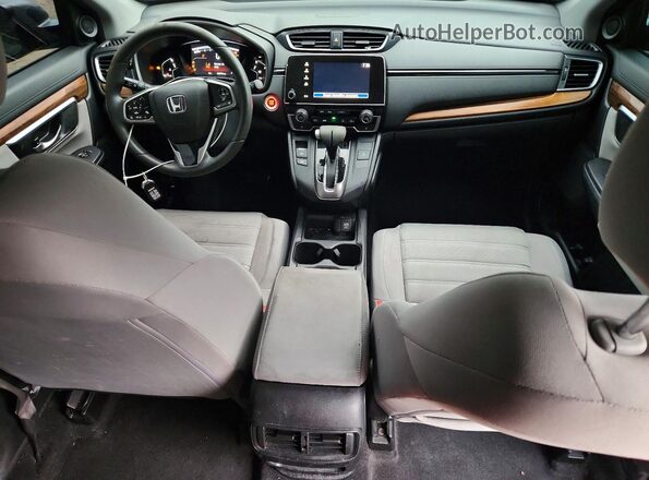 JHLRW2H52KX016540 2019 HONDA CR-V Gray Вид панелі приладів