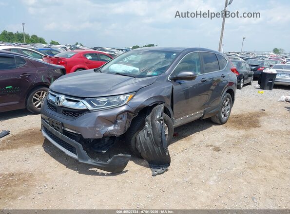 JHLRW2H82KX014202 2019 HONDA CR-V Silver წინა მარცხენა ხედი სამი მეოთხედიდან